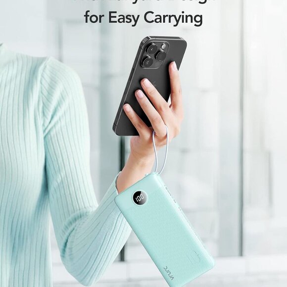 Portable Charger Power Bank, 10000mAh Travel Essentials Battery Pack, 5 Outputs - Picture 7 of 8